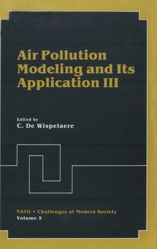 Cover image for Air Pollution Modeling and Its Application III