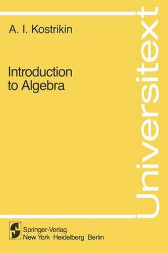 Cover image for Introduction to Algebra