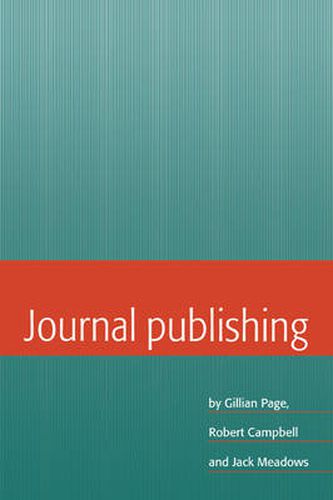 Cover image for Journal Publishing