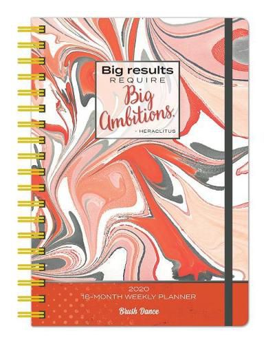 Cover image for Big Ambitions 2020 16 Month Diary Planner