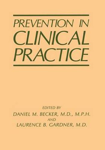 Cover image for Prevention in Clinical Practice