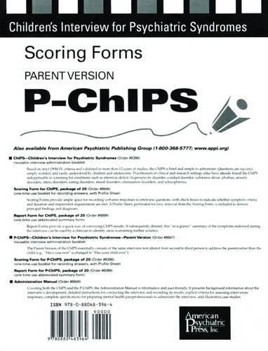 Cover image for Children's Interview for Psychiatric Syndromes (ChIPS)