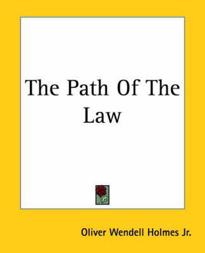 Cover image for The Path Of The Law