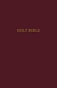Cover image for KJV, Gift and Award Bible, Leather-Look, Burgundy, Red Letter, Comfort Print: Holy Bible, King James Version