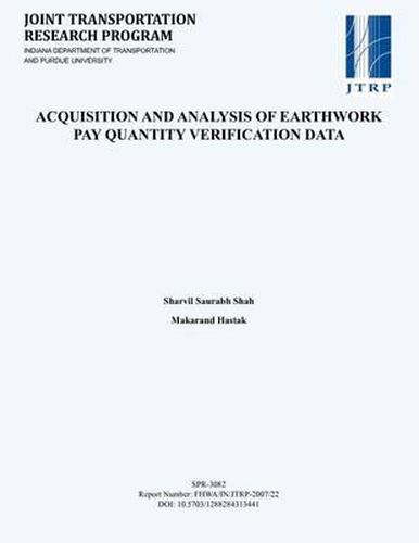 Cover image for Acquisition and Analysis of Earthwork Pay Quantity Verification Data