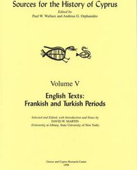 Cover image for English Texts: Frankish and Turkish Periods