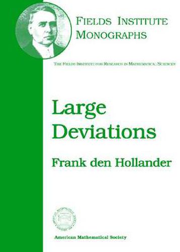 Cover image for Large Deviations