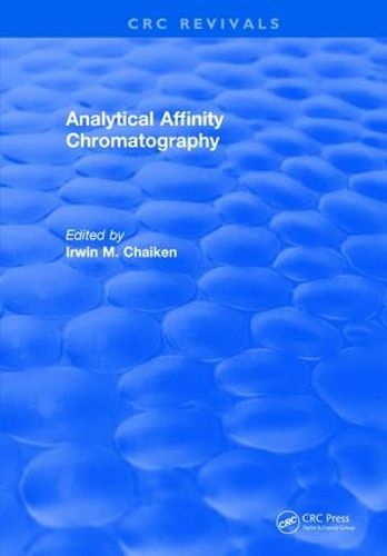 Cover image for Analytical Affinity Chromatography