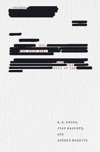 Cover image for MI5, the Cold War, and the Rule of Law
