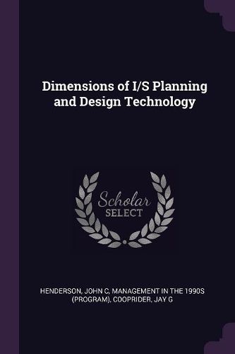 Cover image for Dimensions of I/S Planning and Design Technology