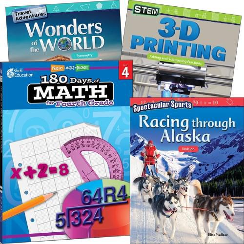 Cover image for Learn-At-Home: Explore Math Bundle Grade 4: 4-Book Set