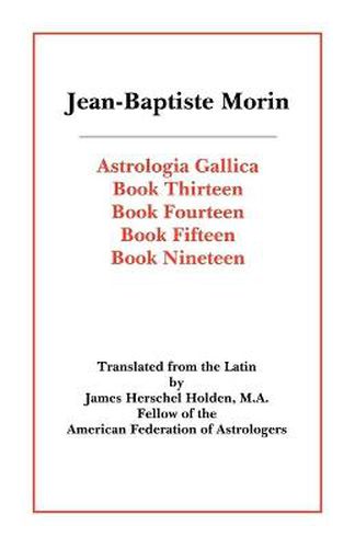 Astrologia Gallica Books 13, 14, 15, 19