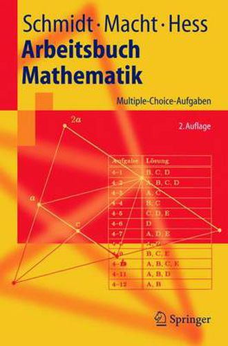 Cover image for Arbeitsbuch Mathematik: Multiple-Choice-Aufgaben