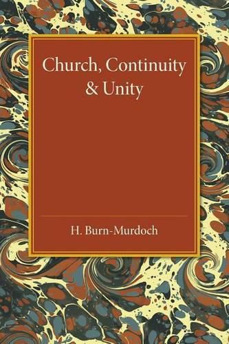 Cover image for Church, Continuity and Unity