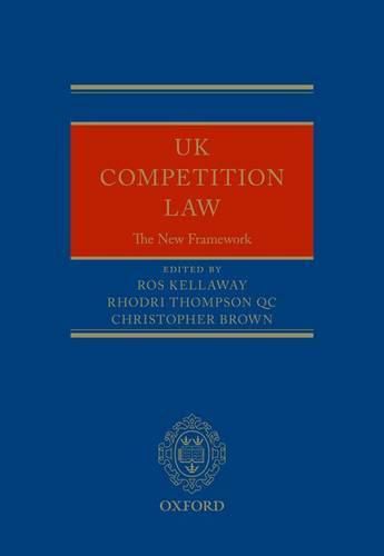 Cover image for UK Competition Law: The New Framework