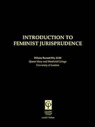 Cover image for Introduction to Feminist Jurisprudence