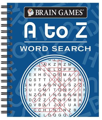 Cover image for Brain Games - A to Z Word Search