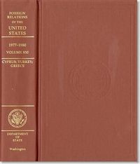 Cover image for Foreign Relations of the United States, 1964-1968, Volume XVI: Cyprus; Greece; Turkey