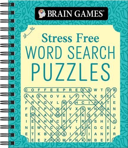 Cover image for Brain Games - Stress Free: Word Search Puzzles (320 Pages)