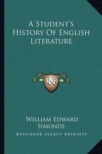 Cover image for A Student's History of English Literature