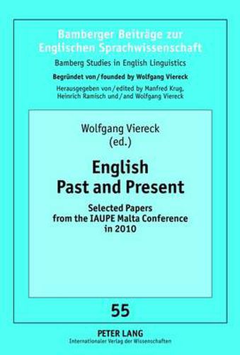 Cover image for English Past and Present: Selected Papers from the IAUPE Malta Conference in 2010