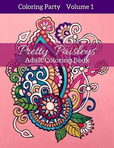 Cover image for Pretty Paisleys: Adult Coloring Book