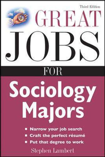 Cover image for Great Jobs for Sociology Majors