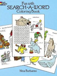 Cover image for Fun with Search-a-Word Coloring Book