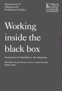 Cover image for Working Inside the Black Box: Assessment for Learning in the Classroom