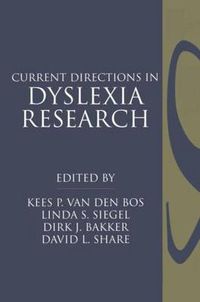 Cover image for Current Directions in Dyslexia Research