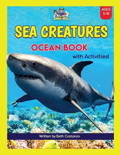 Cover image for Super Fun Sea Creatures Ocean Book with Activities for Kids!