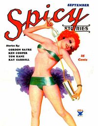 Cover image for Spicy Stories, September 1934