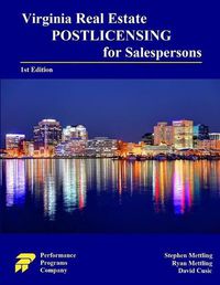 Cover image for Virginia Real Estate Postlicensing for Salespersons