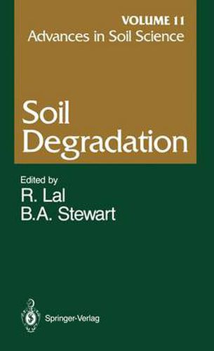 Cover image for Advances in Soil Science: Soil Degradation Volume 11