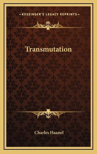 Cover image for Transmutation