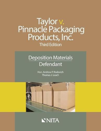 Cover image for Taylor V. Pinnacle Packaging Products, Inc.: Deposition Materials, Defendant