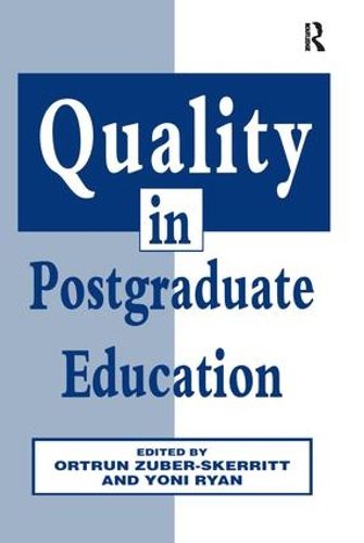 Cover image for Quality in Postgraduate Education