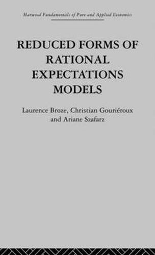 Cover image for Reduced Forms of Rational Expectations Models