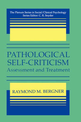 Cover image for Pathological Self-Criticism: Assessment and Treatment
