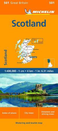 Cover image for Michelin Map Great Britain: Scotland 501