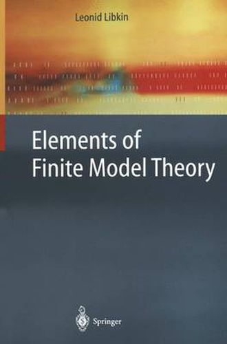 Cover image for Elements of Finite Model Theory