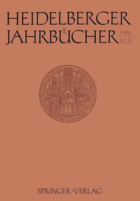 Cover image for Heidelberger Jahrbucher