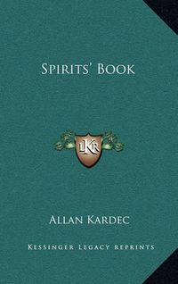 Cover image for Spirits' Book