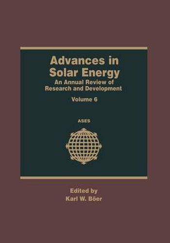 Cover image for Advances in Solar Energy: An Annual Review of Research and Development