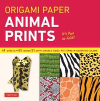 Cover image for Origami Paper - Animal Prints - 8 1/4" - 49 Sheets