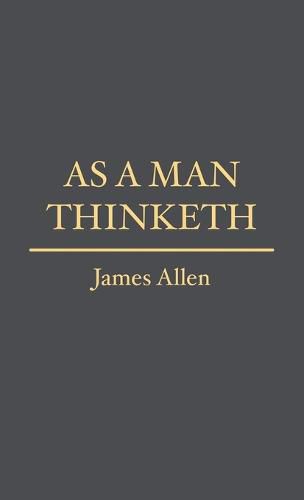 Cover image for As a Man Thinketh