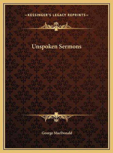 Cover image for Unspoken Sermons