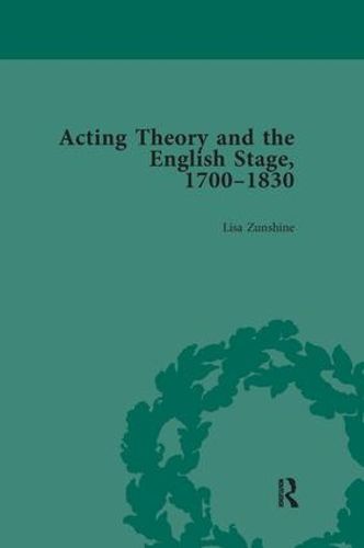 Cover image for Acting Theory and the English Stage, 1700-1830 Volume 3