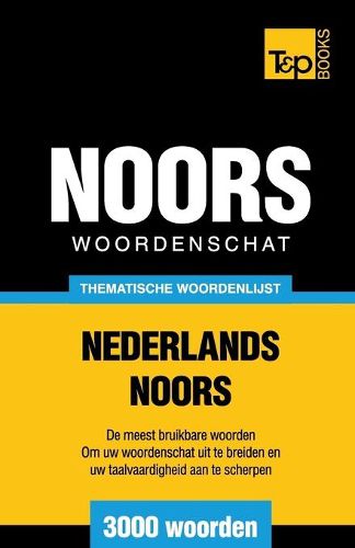Cover image for Thematische woordenschat Nederlands-Noors - 3000 woorden