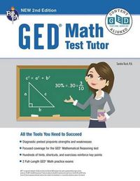 Cover image for Ged(r) Math Test Tutor, for the 2022 Ged(r) Test, 2nd Edition